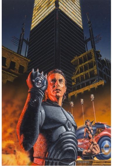 Ambient paperback cover by Fred Gambino, 1991