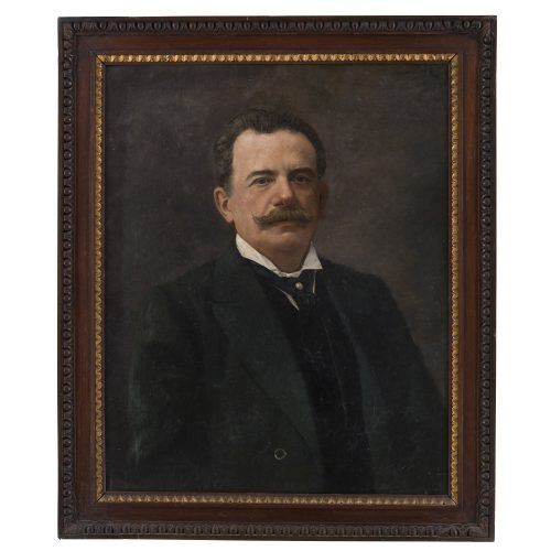 2 works:Ritratto di gentiluomo ; Ritratto di gentildonna by Mariano Pajetta