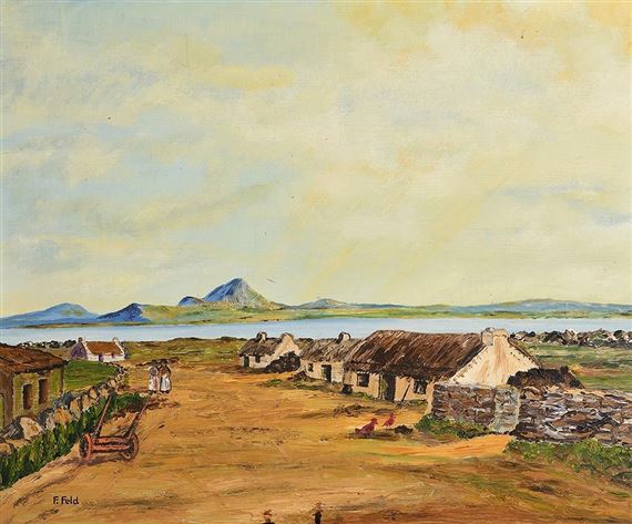 Gota Island Donegal at Errigal Mount by Frank Feld