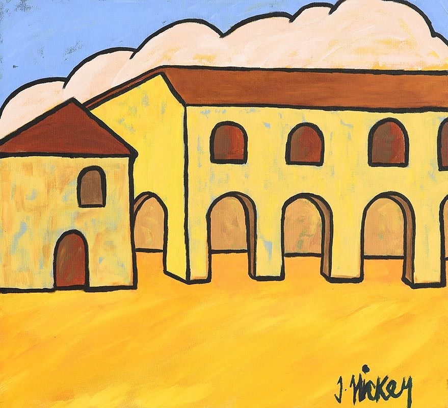 Yellow Barn by Joby Hickey