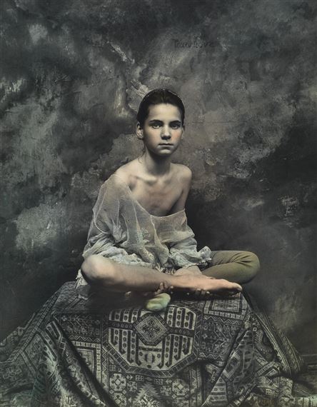 Jan Saudek | A group of 10 stylized photographs. (1980s