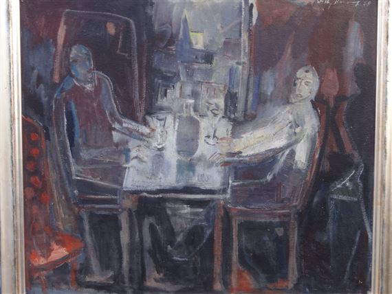 Das nächtliche Gespräch by Willy Knoop, 1959