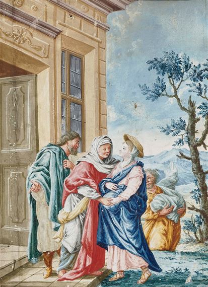 The Visitation by German School, 18th Century