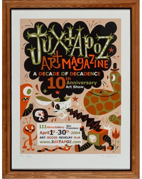 Juxtapoz Art Magazine by Tim Biskup, 2004
