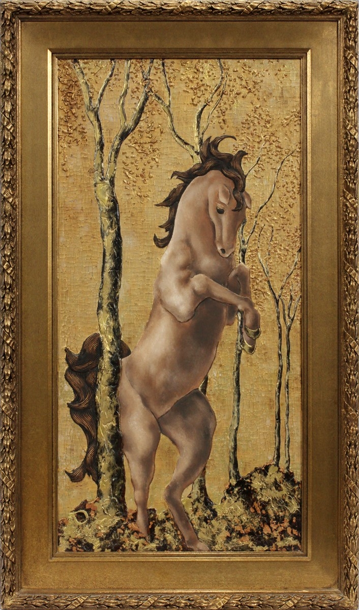 Artwork by Ivan Hodgson, UNICORNS, Made of PAINTINGS ON CANVAS