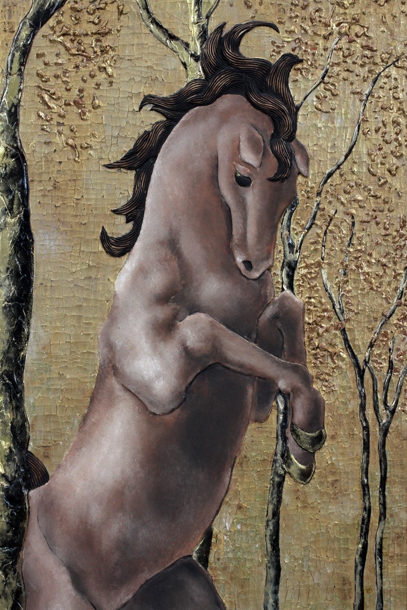 Artwork by Ivan Hodgson, UNICORNS, Made of PAINTINGS ON CANVAS