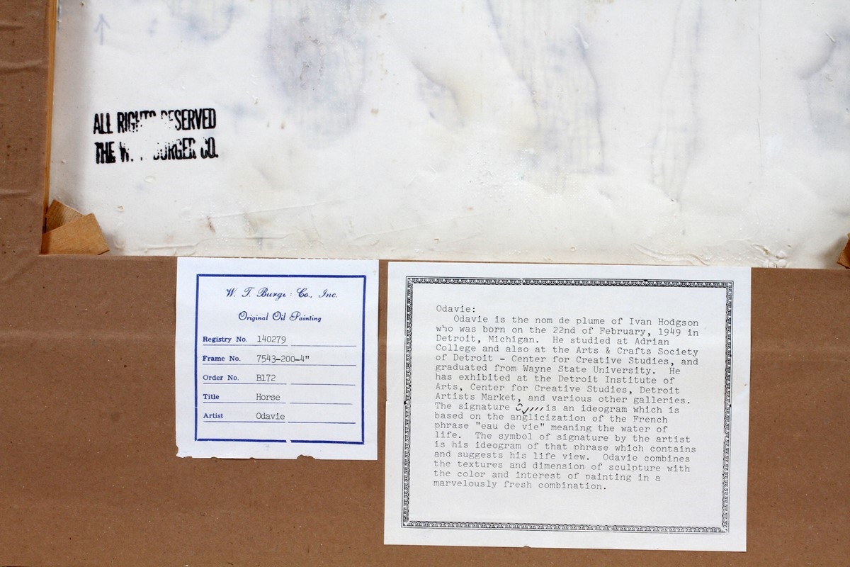 Artwork by Ivan Hodgson, UNICORNS, Made of PAINTINGS ON CANVAS