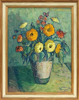 STILL LIFE OF FLOWERS - Istvan Varga