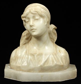 ITALIAN MARBLE BUST - A. Crefoloni