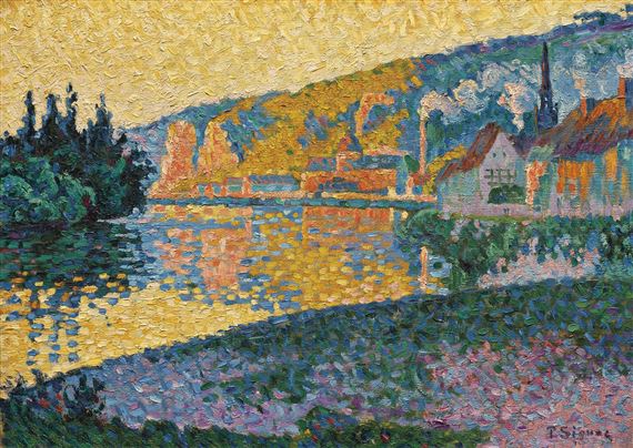 PAUL SIGNAC、Le Pont aux Andelys PAUL SIGNAC、Le Pont aux Andelys