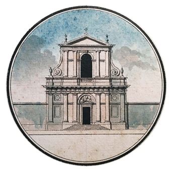 Le portail de l’église des Barnabites - Jean-Nicolas-Louis Durand