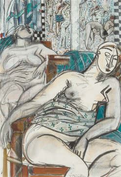 Resting bather - Florence Miailhe