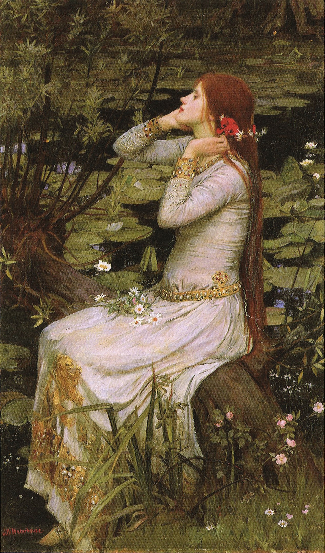Artwork by Dante Gabriel Rossetti, Proserpine, Made of pencil, watercolor and bodycolor heightened with gum arabic on paper