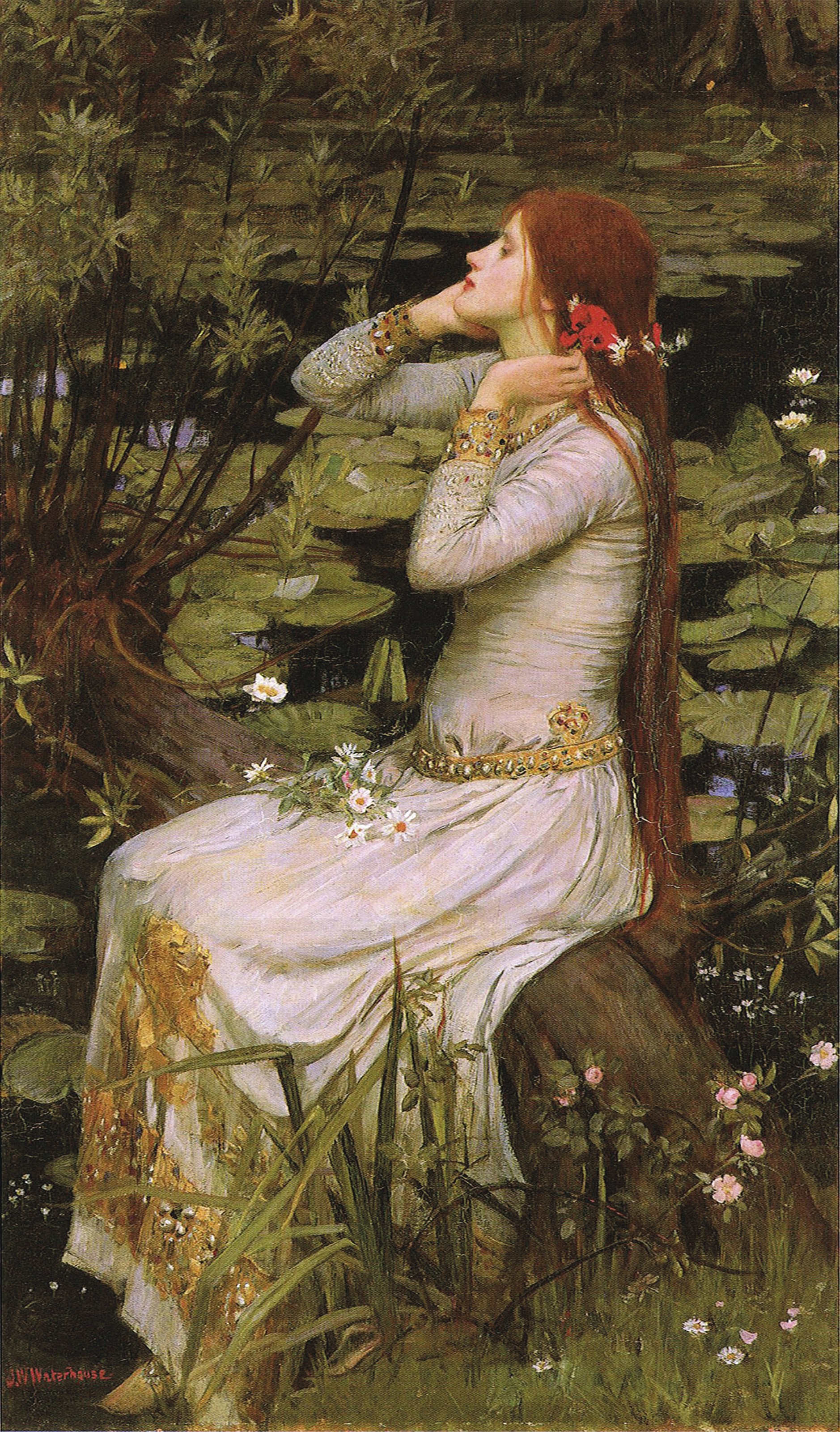 Artwork by Dante Gabriel Rossetti, Proserpine, Made of pencil, watercolor and bodycolor heightened with gum arabic on paper