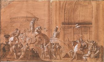 THE TRIUMPHAL ENTRY OF ALEXANDER THE GREAT - Luigi Ademollo