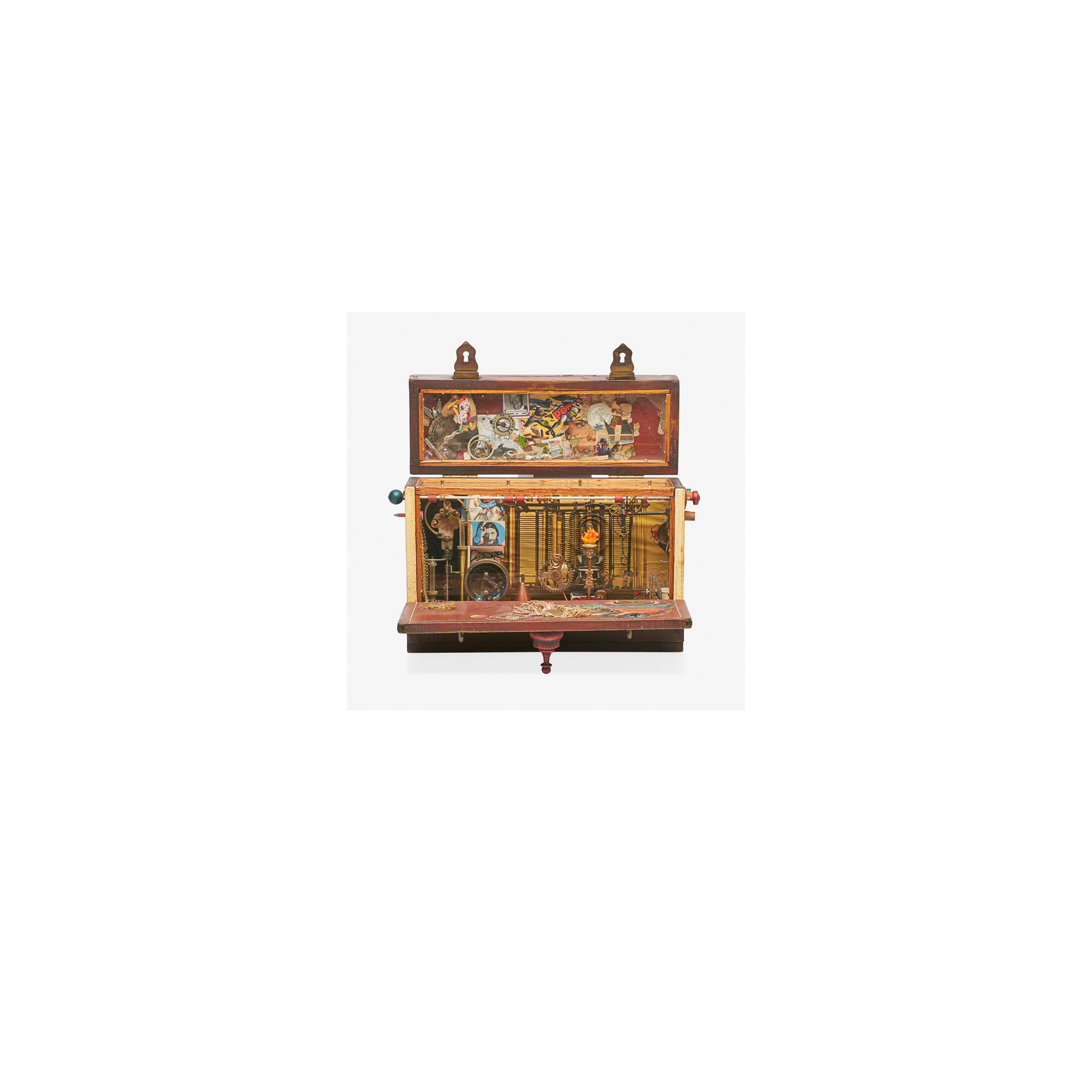Artwork by Wayne Nowack, Propriété De L'Etat,, Made of Mixed media box construction