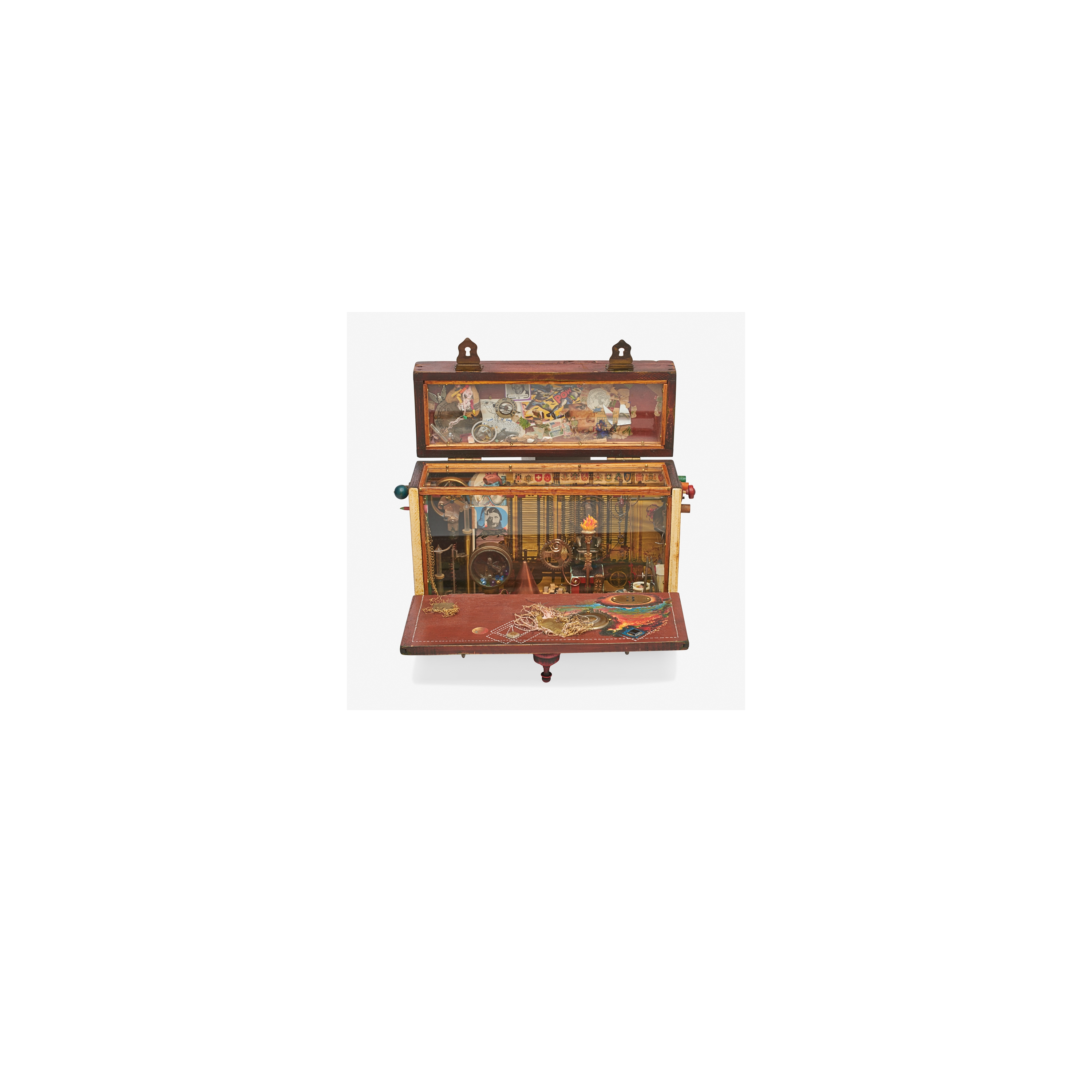 Artwork by Wayne Nowack, Propriété De L'Etat,, Made of Mixed media box construction