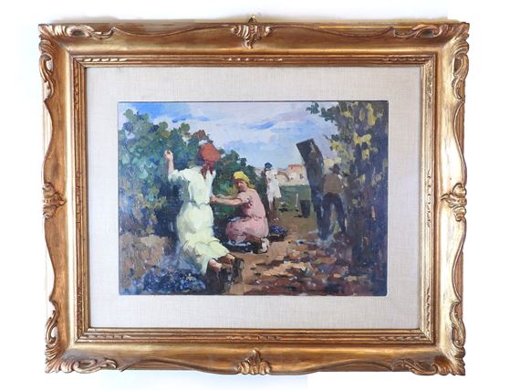 Grape Harvest by Cafiero Filippelli