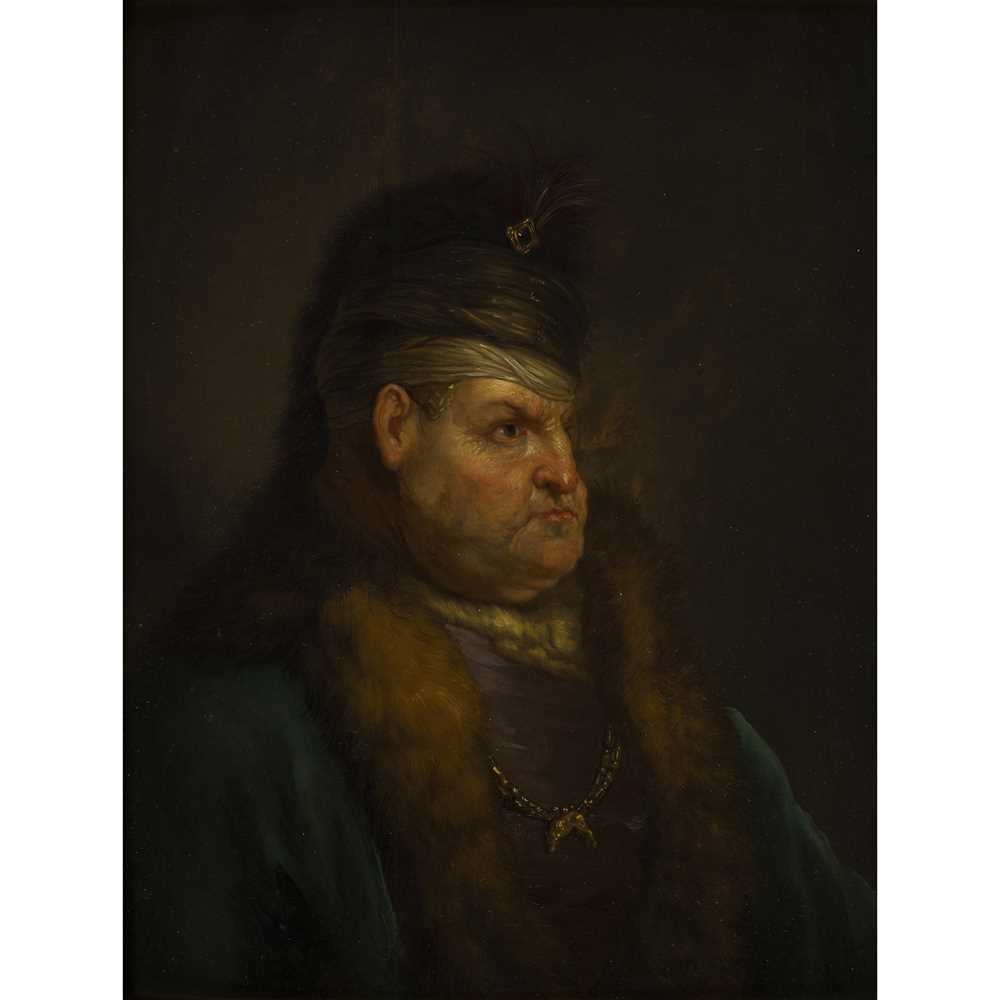PORTRAIT OF A MAN IN A TURBAN by Jan Lievens