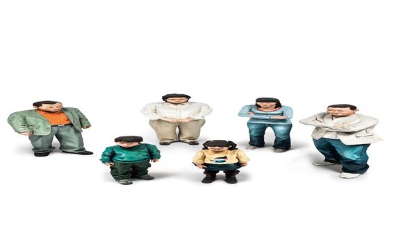 Six Works: Jangdockdae (miniature-color) by Yi Hwan-Kwon