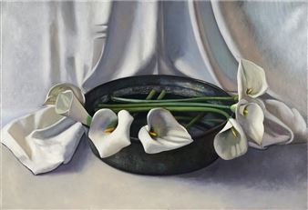Lilies and Turkish Mixing Bowl, 2005 - Crispin Akerman