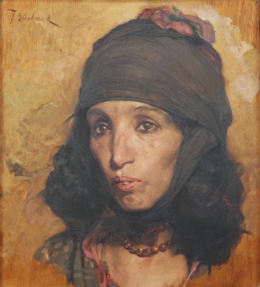 Portrait of a Moroccan by Jules-Pierre van Biesbroeck