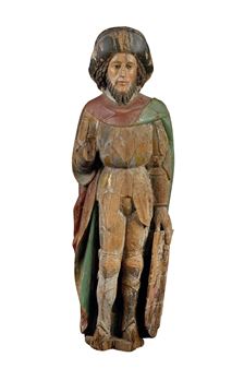 A Gothic man in armour - Bohemian School, 15th Century