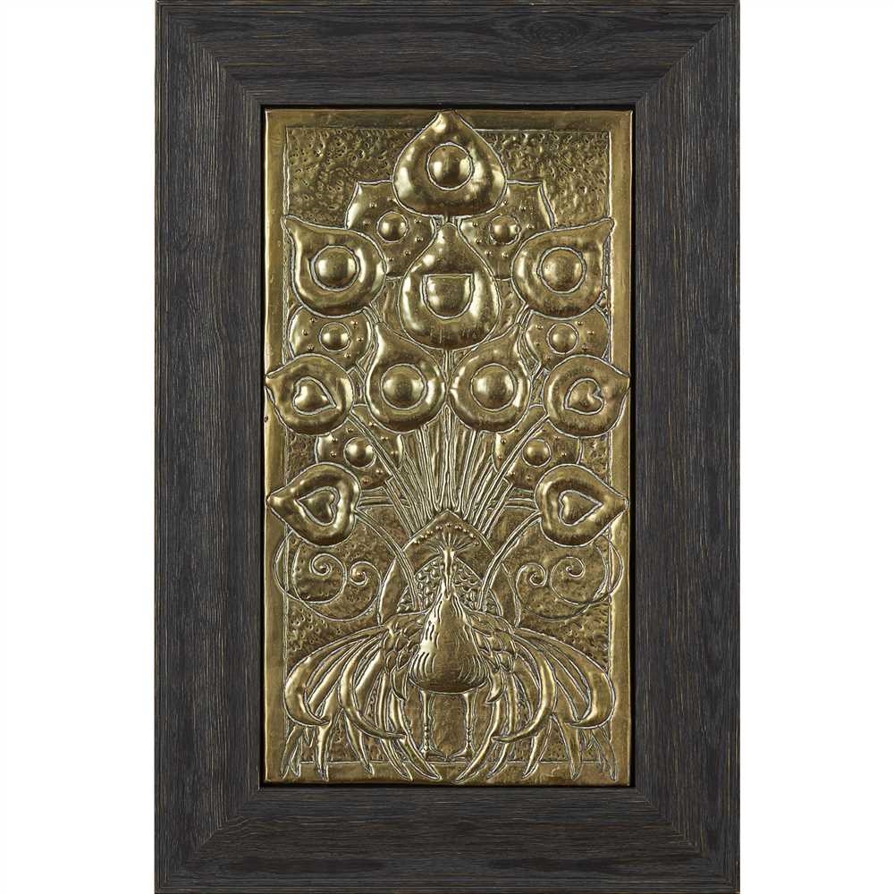 Talwin Morris | GLASGOW SCHOOL REPOUSSÉ BRASS PANEL, CIRCA 1900 | MutualArt