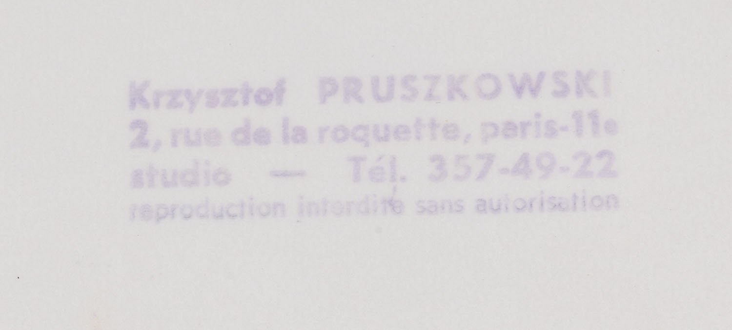 Artwork by Krzysztof Pruszkowski, From the series: "Barrier" - set of 6 photographs, Made of gelatin silver print
