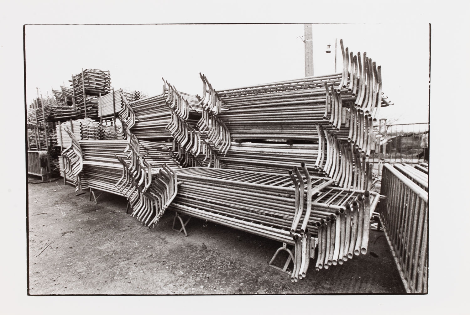 Artwork by Krzysztof Pruszkowski, From the series: "Barrier" - set of 6 photographs, Made of gelatin silver print