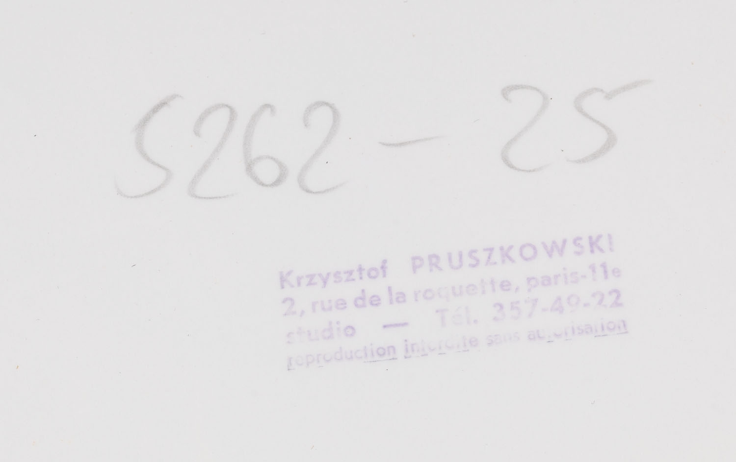 Artwork by Krzysztof Pruszkowski, From the series: "Barrier" - set of 6 photographs, Made of gelatin silver print