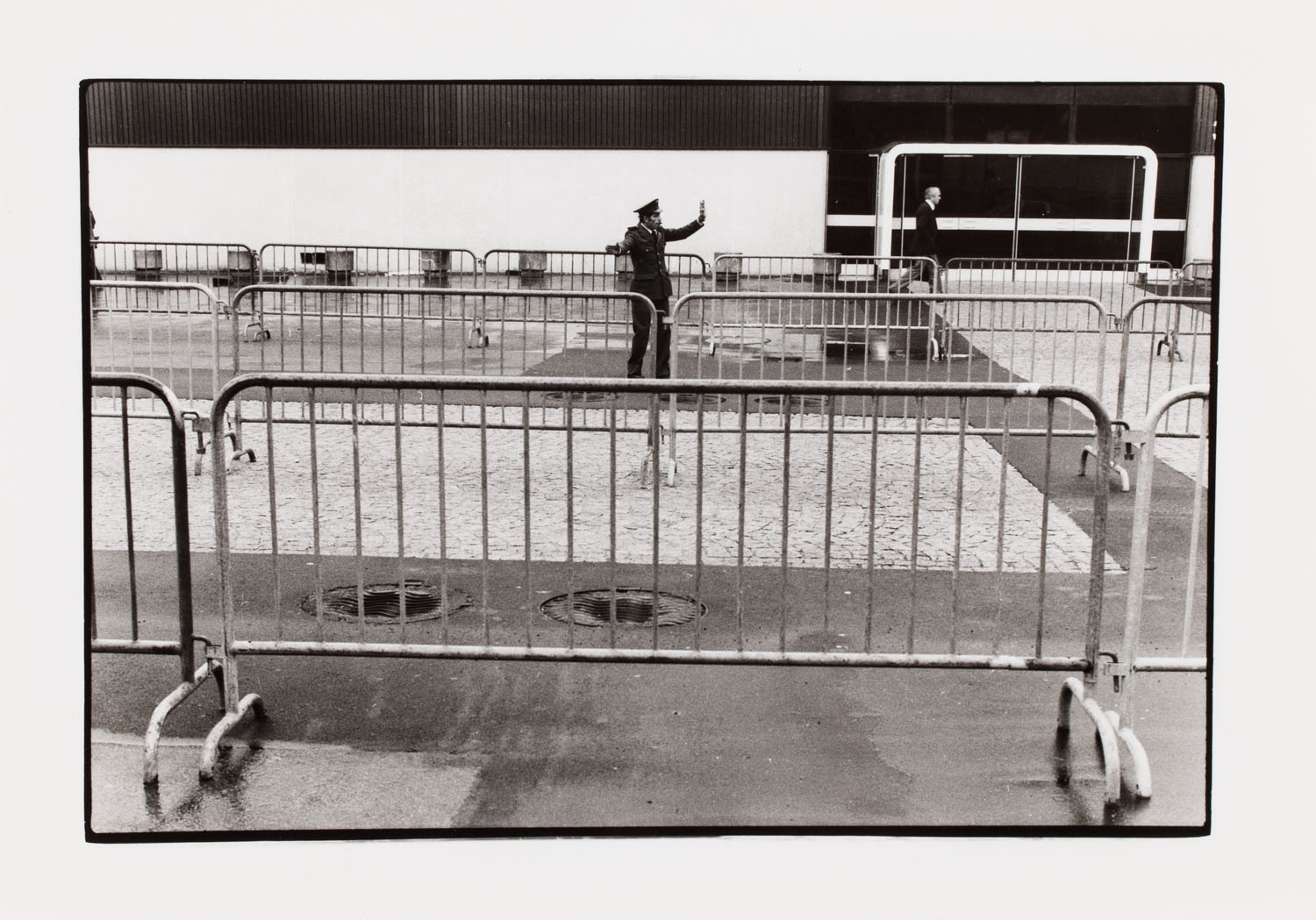 Artwork by Krzysztof Pruszkowski, From the series: "Barrier" - set of 6 photographs, Made of gelatin silver print