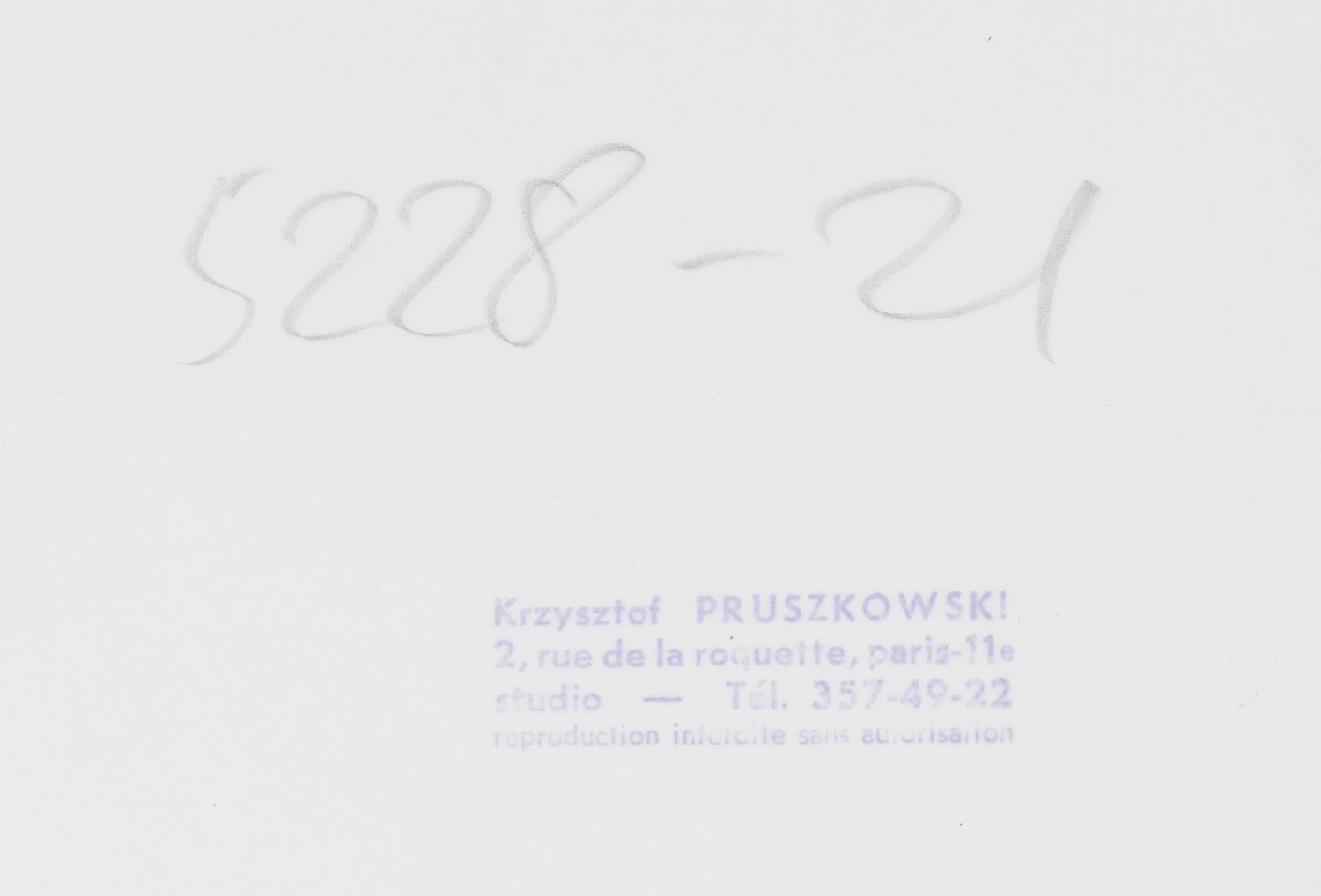 Artwork by Krzysztof Pruszkowski, From the series: "Barrier" - set of 6 photographs, Made of gelatin silver print