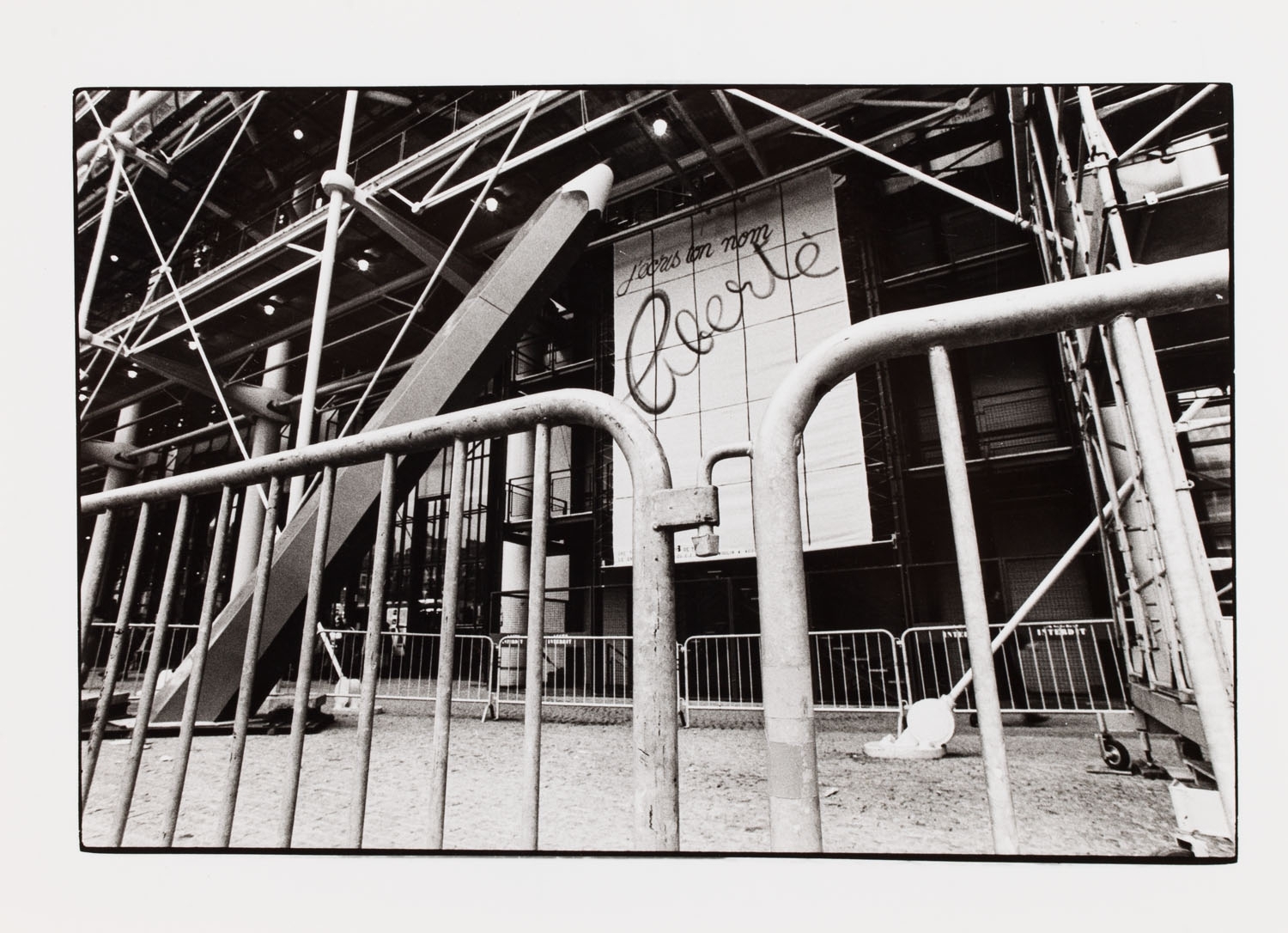 Artwork by Krzysztof Pruszkowski, From the series: "Barrier" - set of 6 photographs, Made of gelatin silver print
