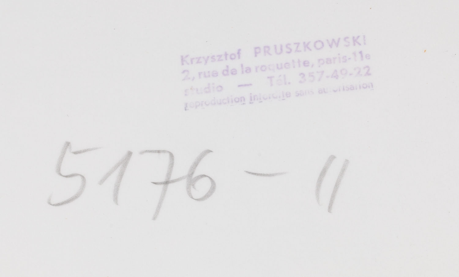 Artwork by Krzysztof Pruszkowski, From the series: "Barrier" - set of 6 photographs, Made of gelatin silver print