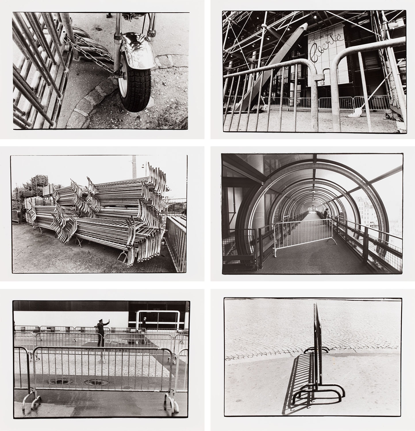 Artwork by Krzysztof Pruszkowski, From the series: "Barrier" - set of 6 photographs, Made of gelatin silver print