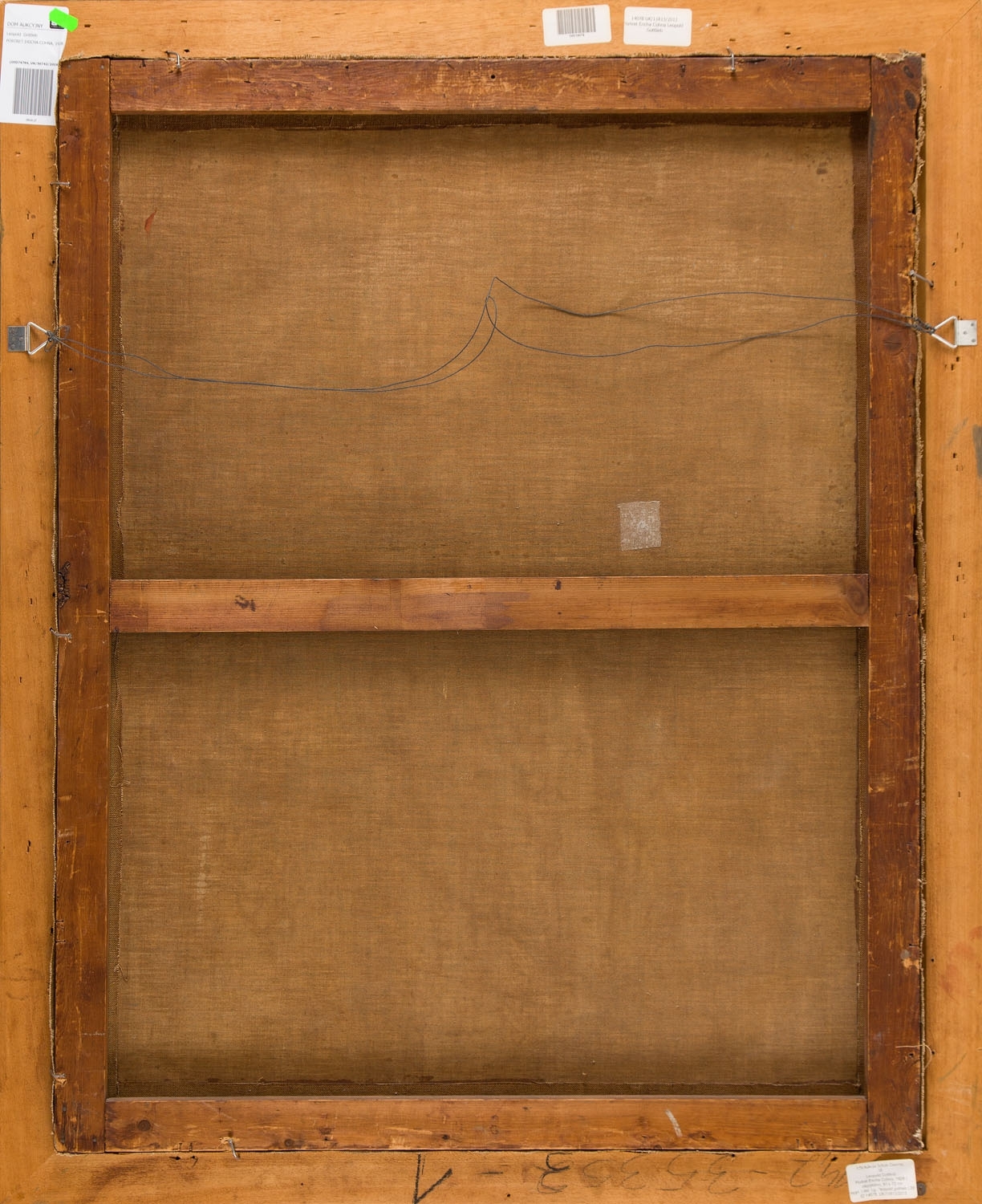 Artwork by Leopold Gottlieb, Portret Ericha Cohna, Made of oil/canvas