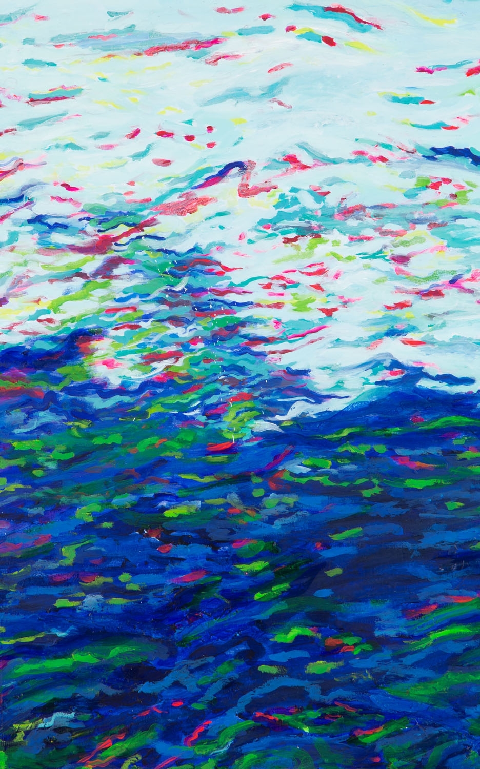 Artwork by Marzena Bis, Sea X, Made of oil on canvas