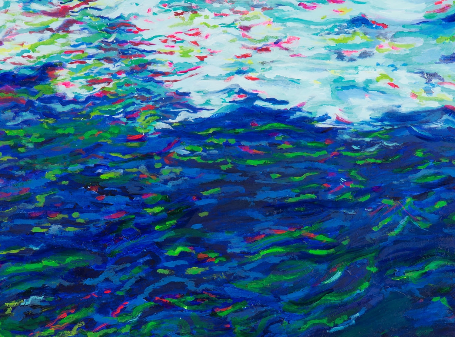 Artwork by Marzena Bis, Sea X, Made of oil on canvas