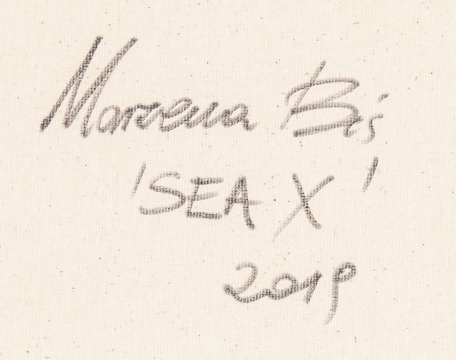 Artwork by Marzena Bis, Sea X, Made of oil on canvas