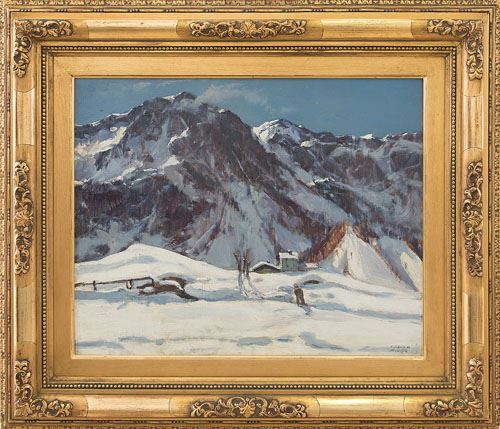 Paesaggio innevato by Carlo Musso