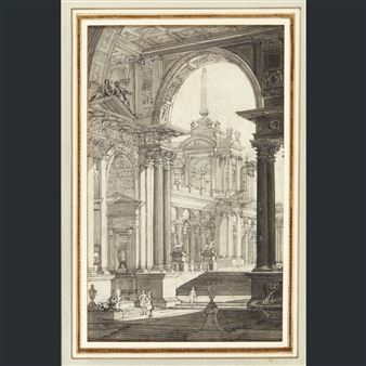 Fantaisies architecturales animées - Pietro Gaspari