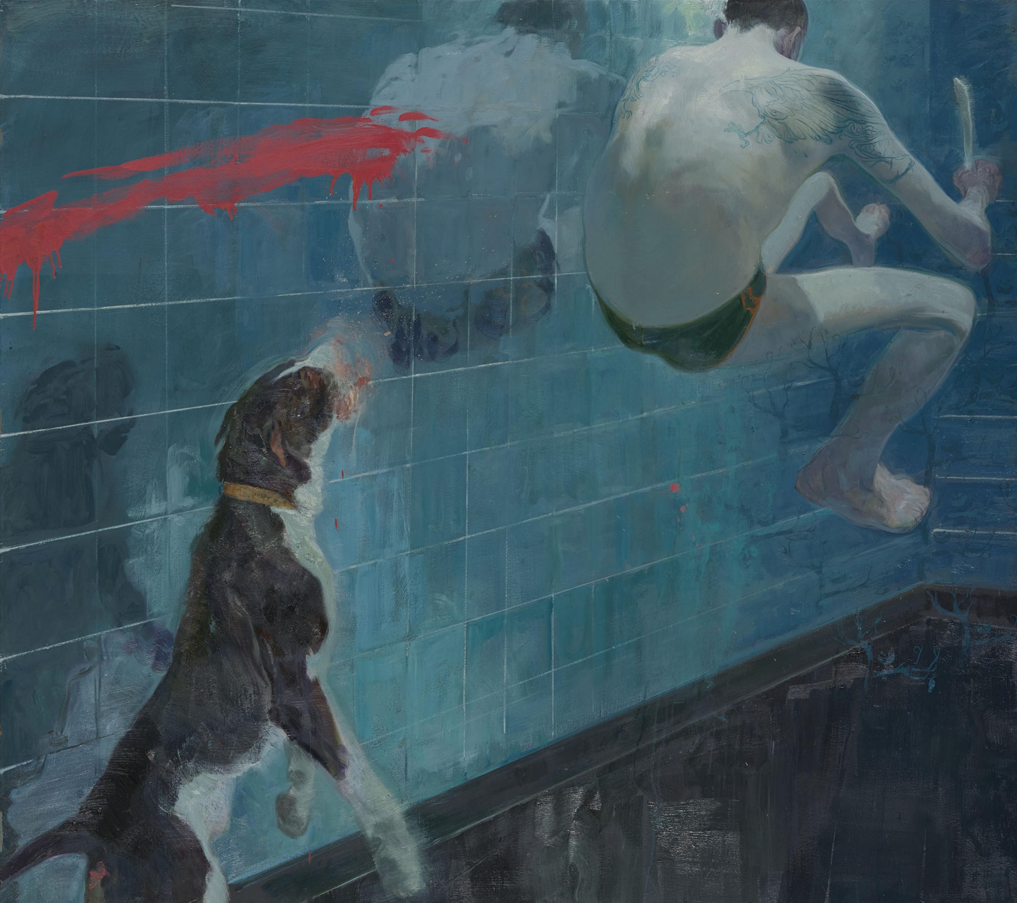 Artwork by Ruprecht von Kaufmann, Ajax, Made of Oil, wax and pigment on canvas