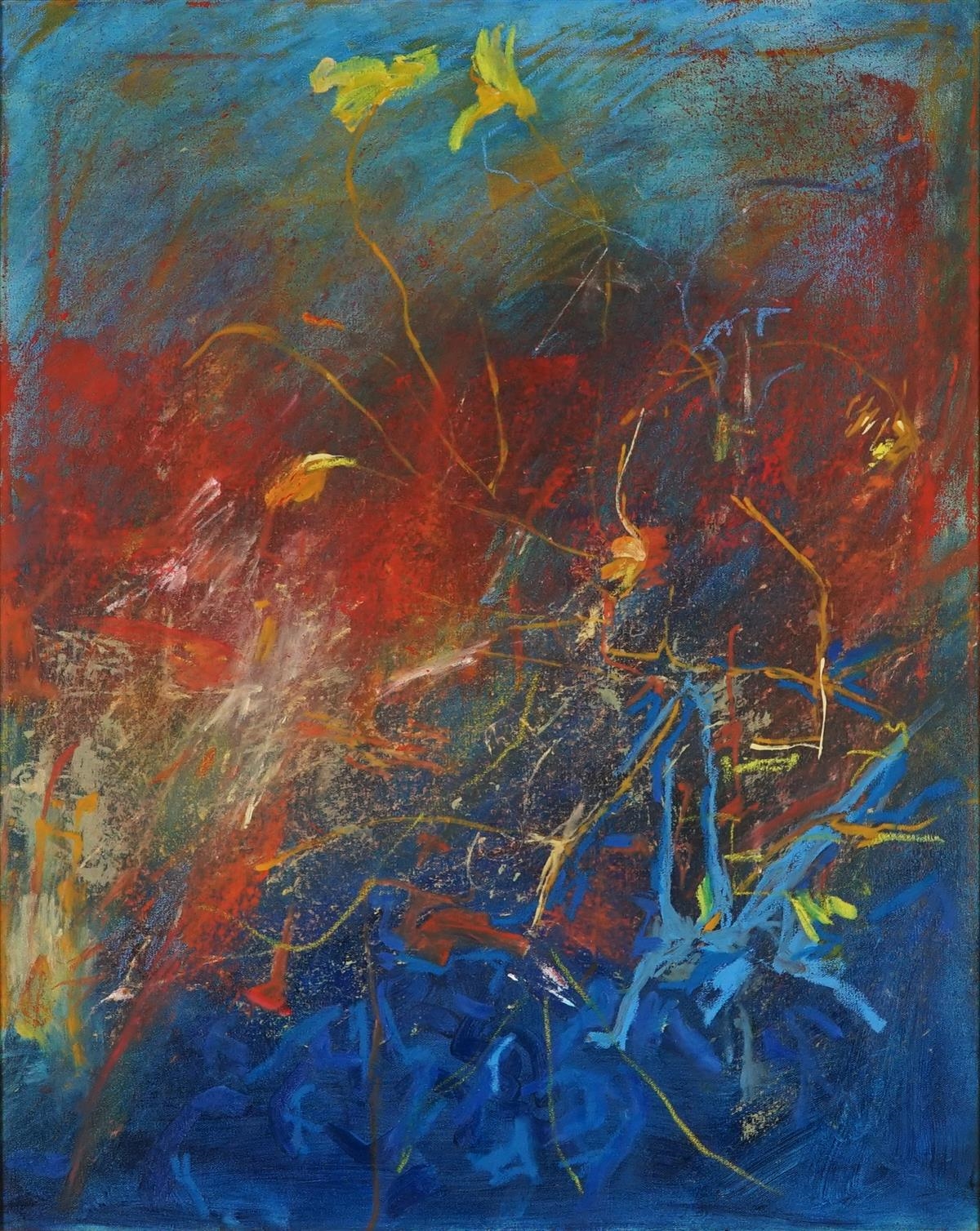 Artwork by Margarita Georgiadis, Untitled (Abstract I), Made of oil on canvas