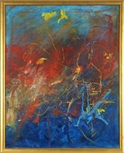 Artwork by Margarita Georgiadis, Untitled (Abstract I), Made of oil on canvas