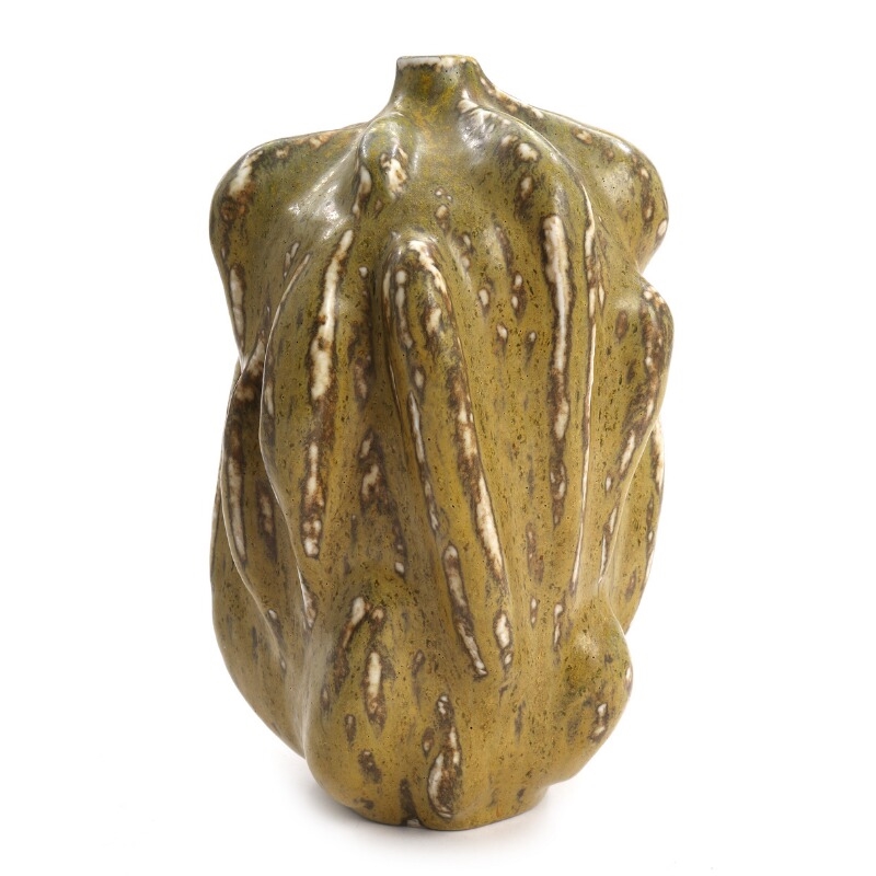 Axel Salto A Royal Copenhagen stoneware vase modelled in sprouting