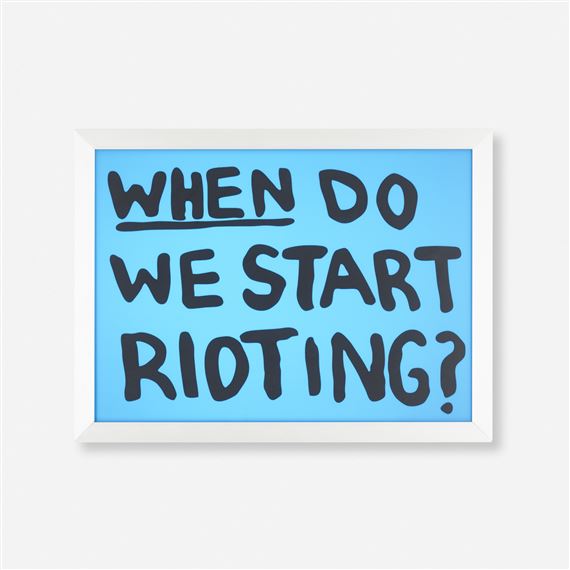 Durant Sam | When Do We Start Rioting? (2017) | MutualArt