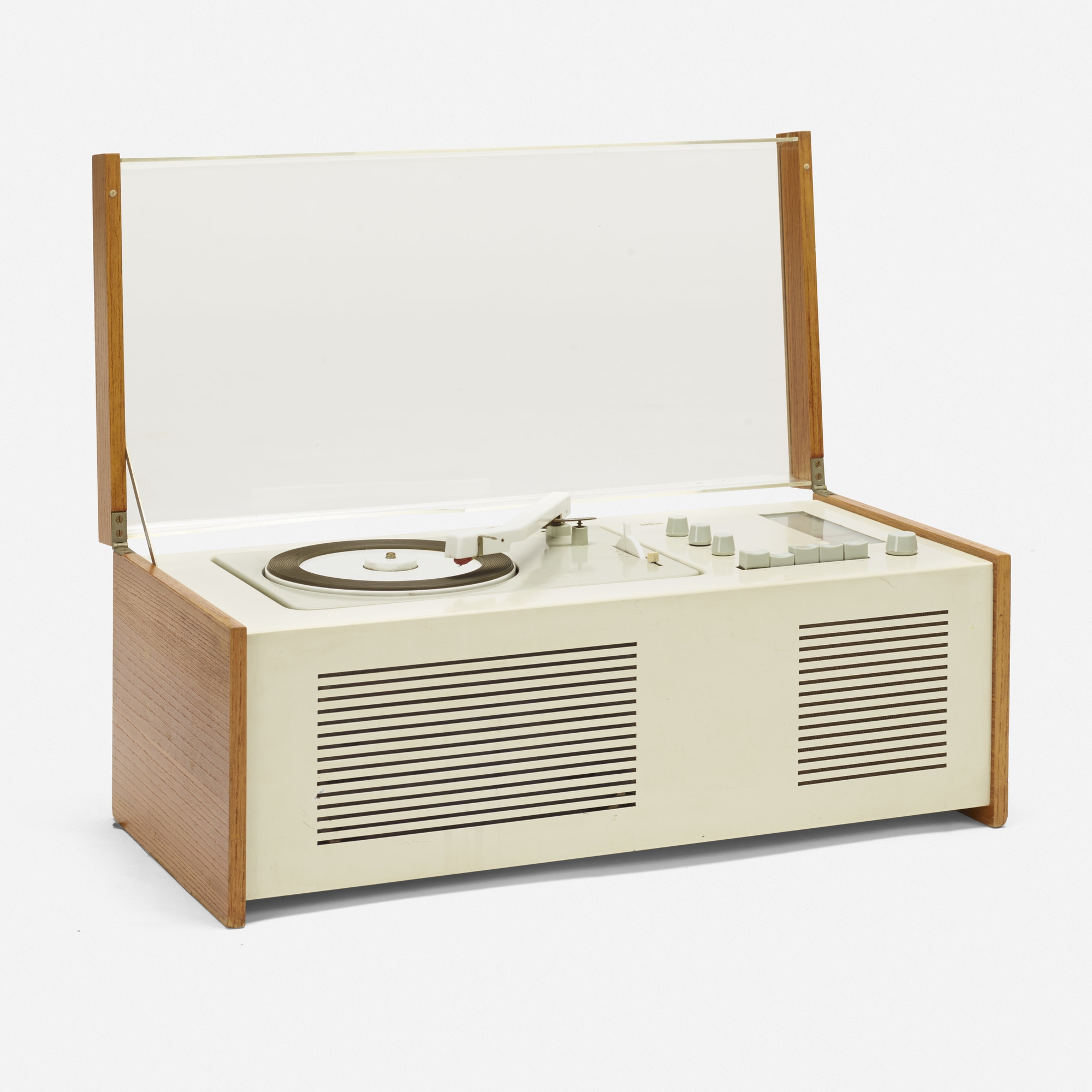 Dieter Rams | SK 5 Phonosuper radiogram with rare external Snow White ...