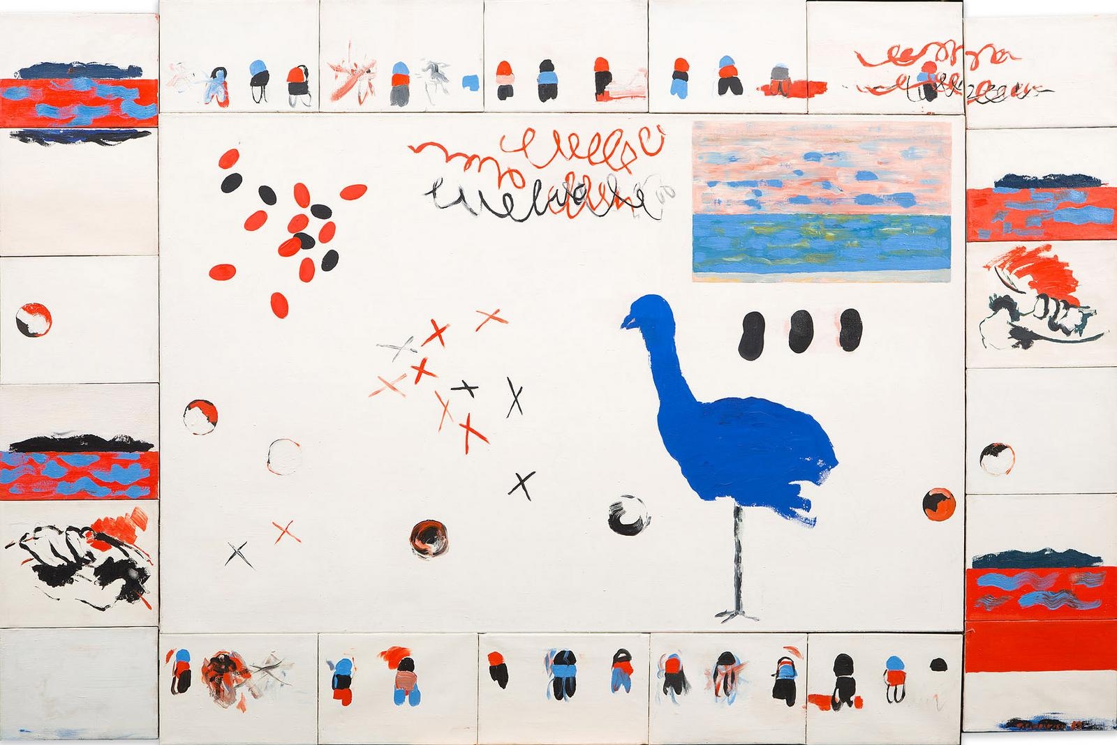 Artwork by Tomasz Ciecierski, OBRAZ ALOGICZNY II, Made of oil on canvas