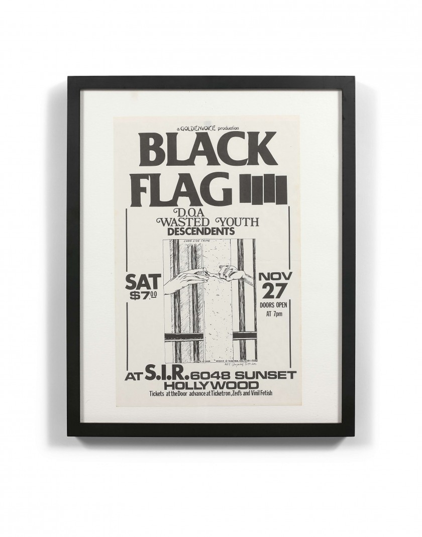 Black Flag Show Handbill ( by Raymond Pettibon, 1982